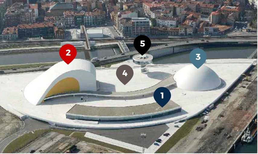 Espacios del Centro Niemeyer