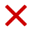 Icono menu aspa cerrar